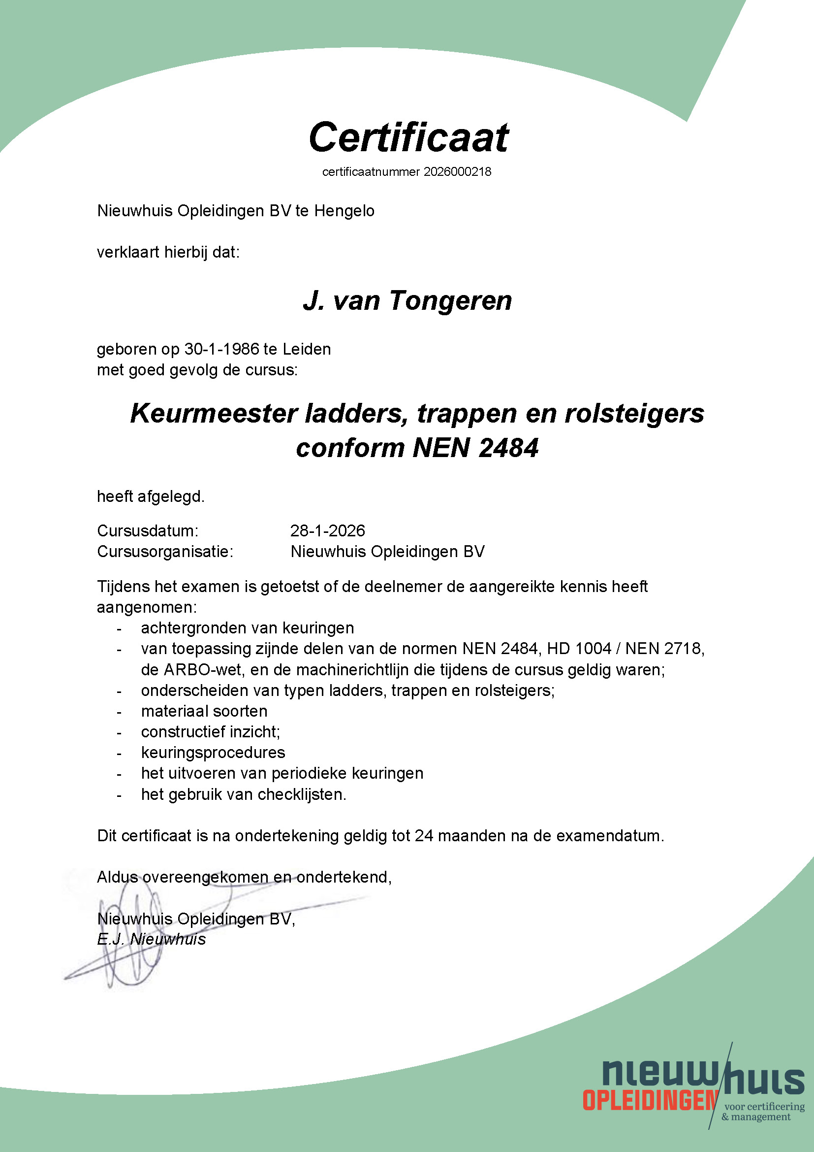 Certificaat Keurmeester-trappen-ladders-en-rolsteigers